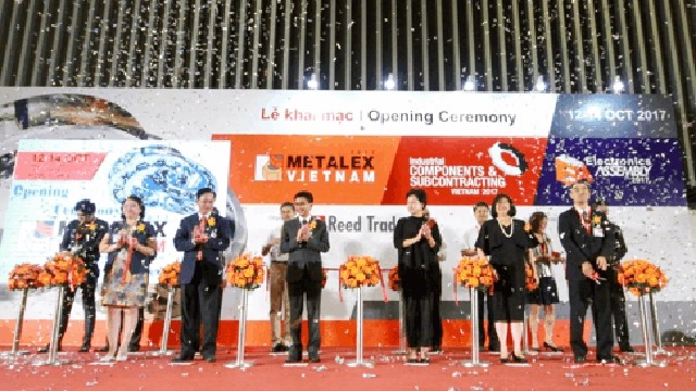 2017年越南国际机床和金属加工机械 展览会开幕仪式。