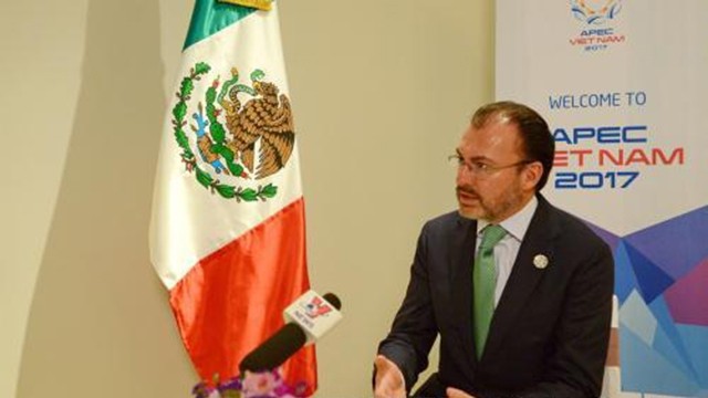 墨西哥外交部长路易斯·比德加赖。（图片来源：越通社）