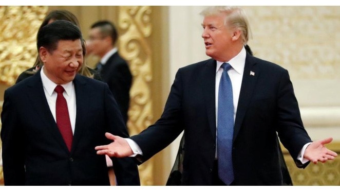 中共中央总书记、中国国家主席习近平和美国总统特朗普出席越南2017年APEC会议并对越南进行国事访问。（图片来源：路透社）