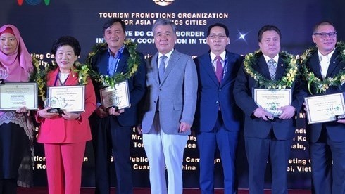 胡志明市和首都河内荣获最佳营销活动奖。（图片来源：VOV）
