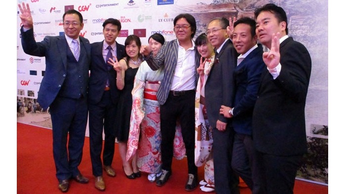 2017年河内国际电影节外国导演合影。