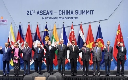 第21次东盟-中国领导人会议。