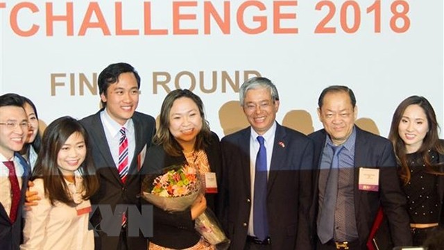 2018年全球越南人创业大赛。（图片来源：越通社）