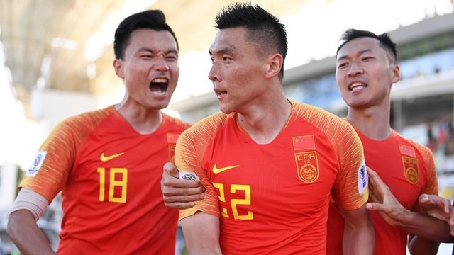 于大宝把比分扩大为2-1，中国队逆转成功。