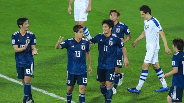 日本队亚洲杯小组赛保持了全胜的战绩。