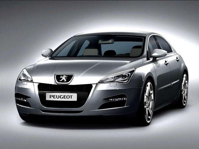 附图：法国标致408车型。
