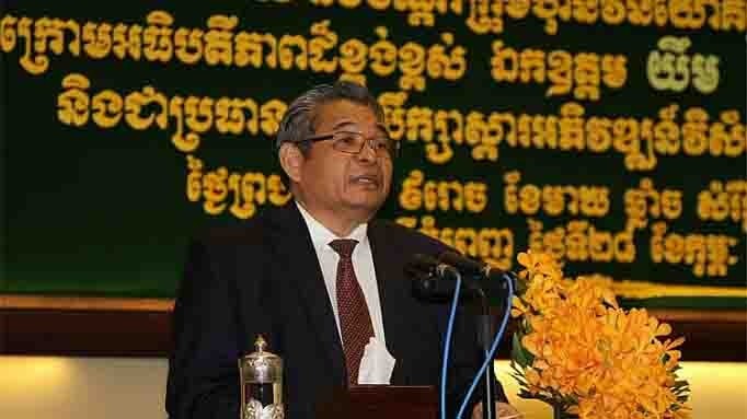 柬埔寨副首相严才利。