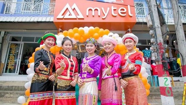 Mytel在缅甸市场占有率排名第三。