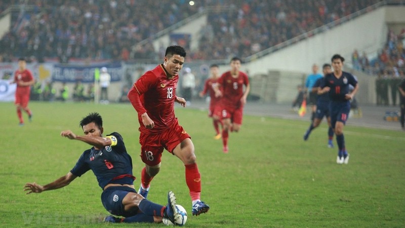 附图：越南U23足球队。