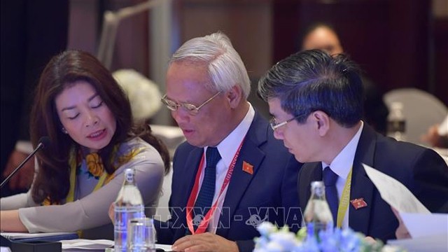 越南国家副主席汪周刘出席东盟议会联盟与东盟领导人会晤筹备会。