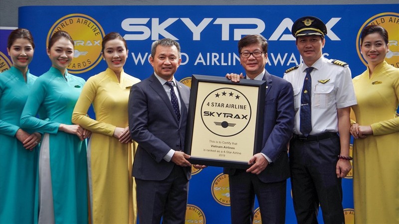 越航连续第四年荣获四星级航空公司认证。