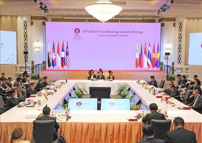 东盟协调委员会第23届会议场景。（图片来源：越通社）