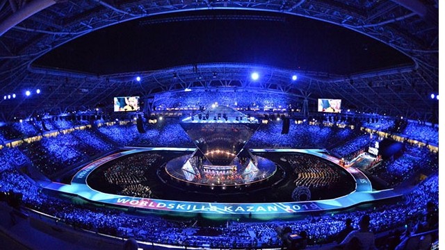 第45届世界技能大赛开幕式。（图片来源：人民报网）