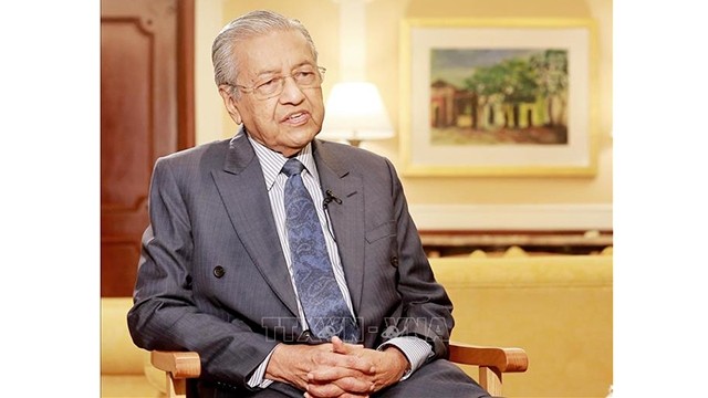 马来西亚总理马哈蒂尔•穆罕默德。