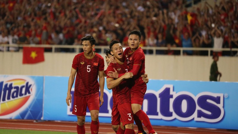 越南队1-0取胜马来西亚队。