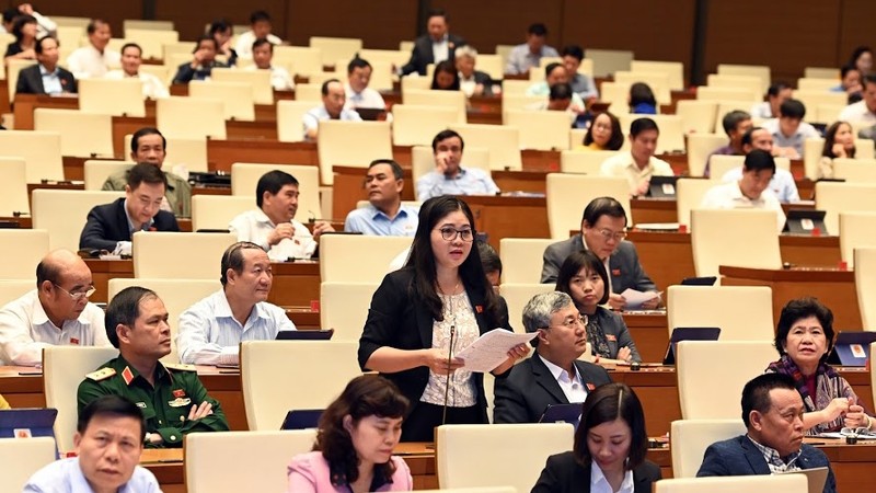 北江省国会代表发表意见。（维灵 摄）