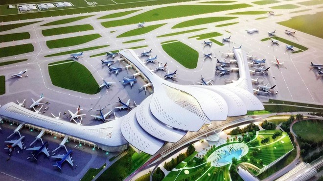 龙城国际航空港效果图。