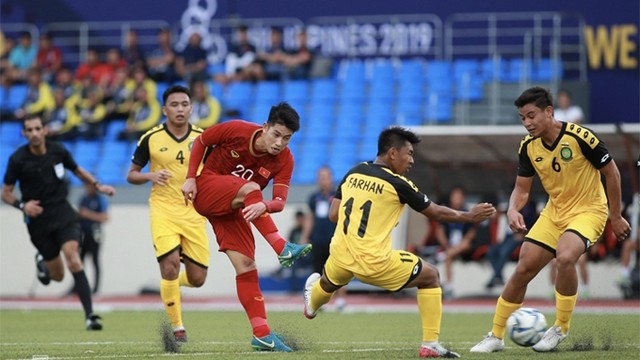 越南足球队6-0击败文莱足球队