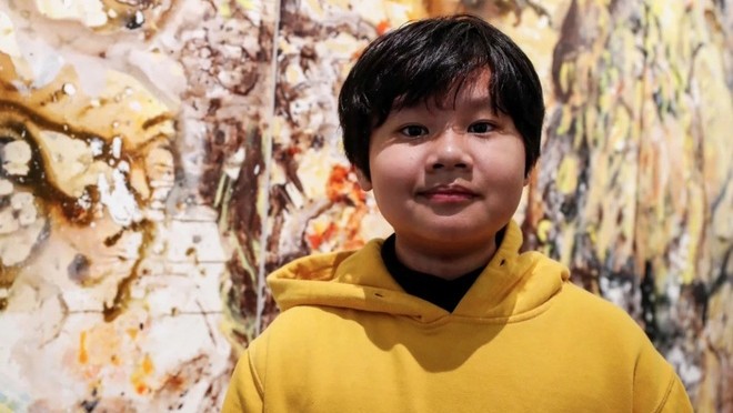 越裔美国儿童画家Xeo Chu及其作品。