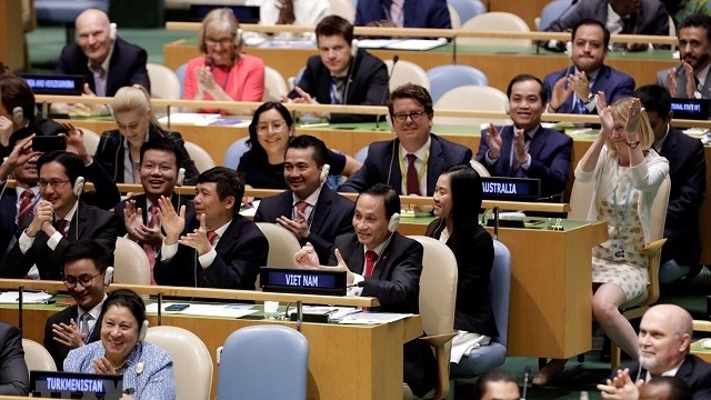越南几乎以绝对多数票当选联合国安理会2020-2021年任期非常任理事国。