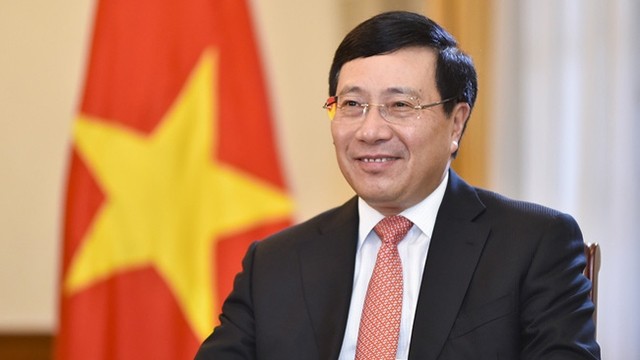 越南政府副总理兼外交部长范平明。