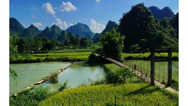 越南高平省美景。