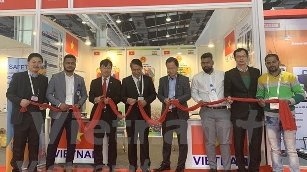 越南企业积极在印度开展产品产品活动。（图片来源：越通社）