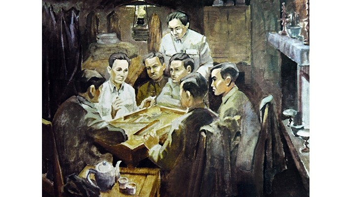 越南共产党成立会议。（图：潘计安画家）