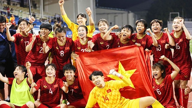 越南女足队一直保持东南亚地区的首位。