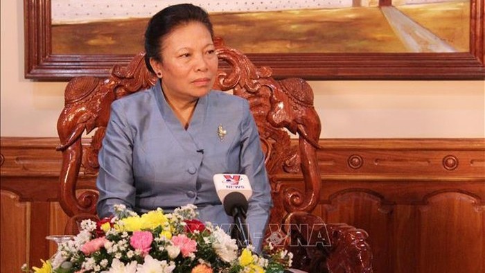 老挝人民革命党中央委员、中央对外部部长顺通•赛雅佳。（图片来源：越通社）