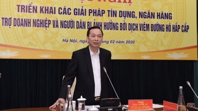 陶明秀副行长在会议上发表言。（图片来源：人民报网）