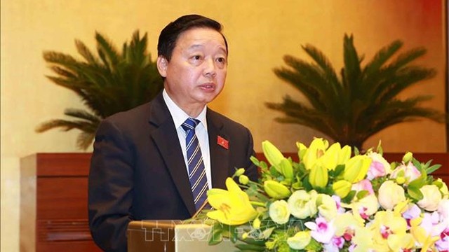 越南自然资源与环境部部长陈红河。