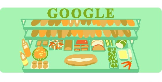 附图：谷歌推介越南面包。