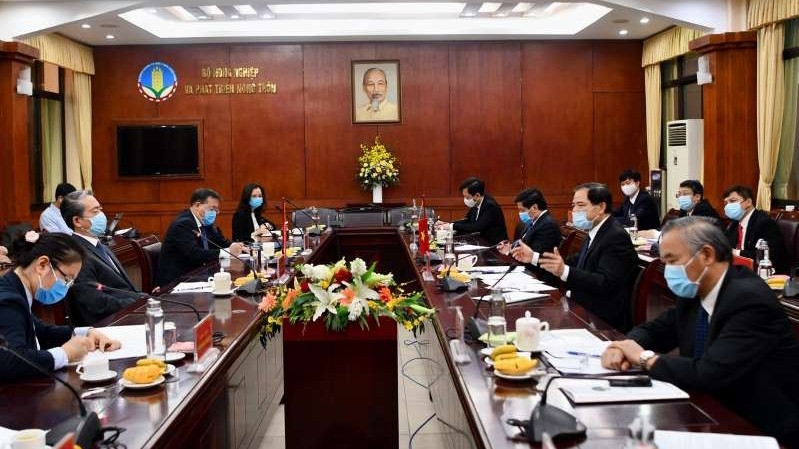 越南与中国寻找措施促进农产品贸易。