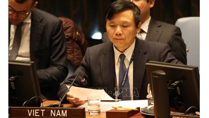 越南常驻联合国代表团团长邓廷贵大使。（图片来源：越通社）
