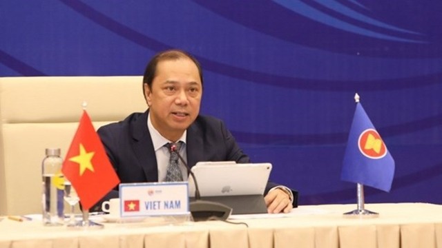 越南外交部副部长、东盟高官会越南代表团团长阮国勇。