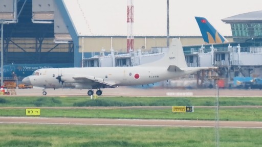 日本自卫队的P-3C飞机。