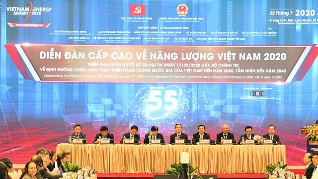 2020年越南能源高峰论坛场景。（图片来源：自然资源报）
