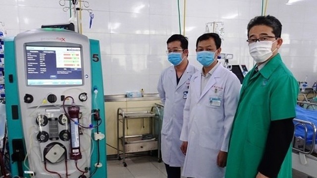 日本国际协力机构向胡志明市大水镬医院提供首批医疗设备。