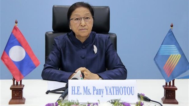 老挝国会主席巴妮•雅陶都。