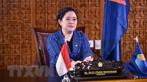 印度尼西亚众议院议长普安·马哈拉尼。（图片来源：越通社）