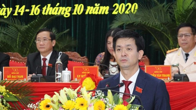 黎光松同志当选为越共广治第十七届省委书记。