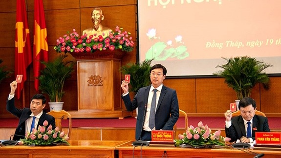 黎国峰同志当选同塔省委书记。