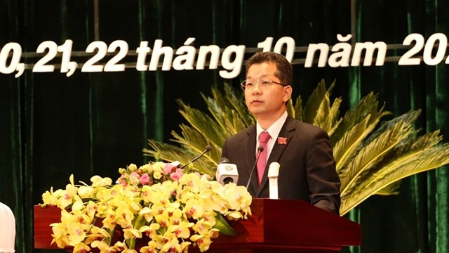 阮文广同志当选岘港市委书记。