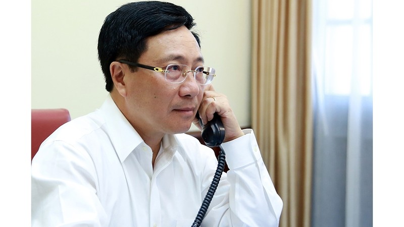 越南政府副总理兼外交部长范平明。