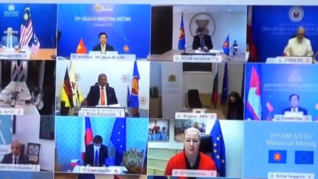 第23届东盟-欧盟外长会议以视频方式召开。