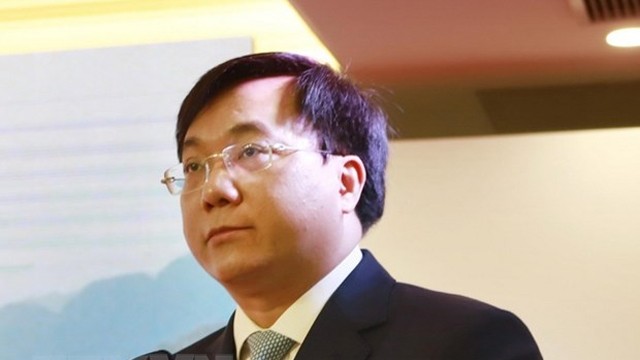 越南计划与投资部副部长陈维东在会议上发表讲话。