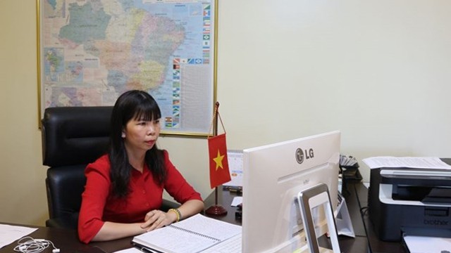 越南驻巴西大使馆范氏金花。