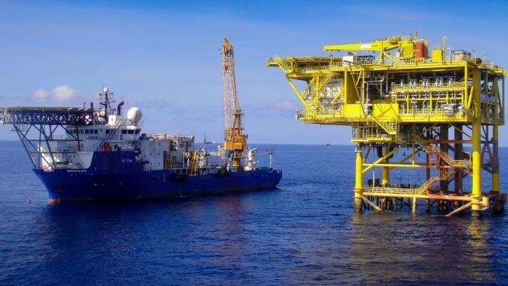 附图：PVEP完成国内石油开采量220万吨的目标。