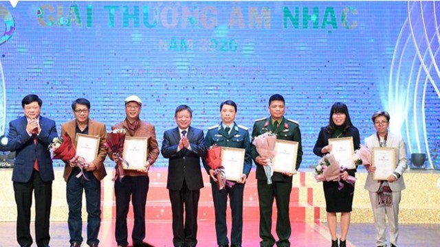 2020年越南音乐奖颁奖仪式。（图片来源：越通社）